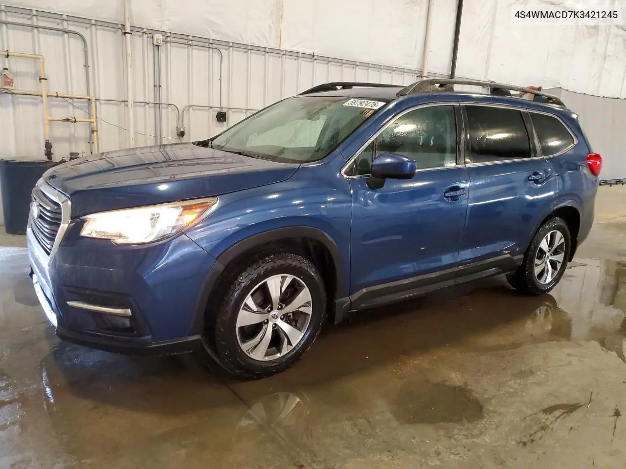 2019 Subaru Ascent Premium VIN: 4S4WMACD7K3421245 Lot: 59792476