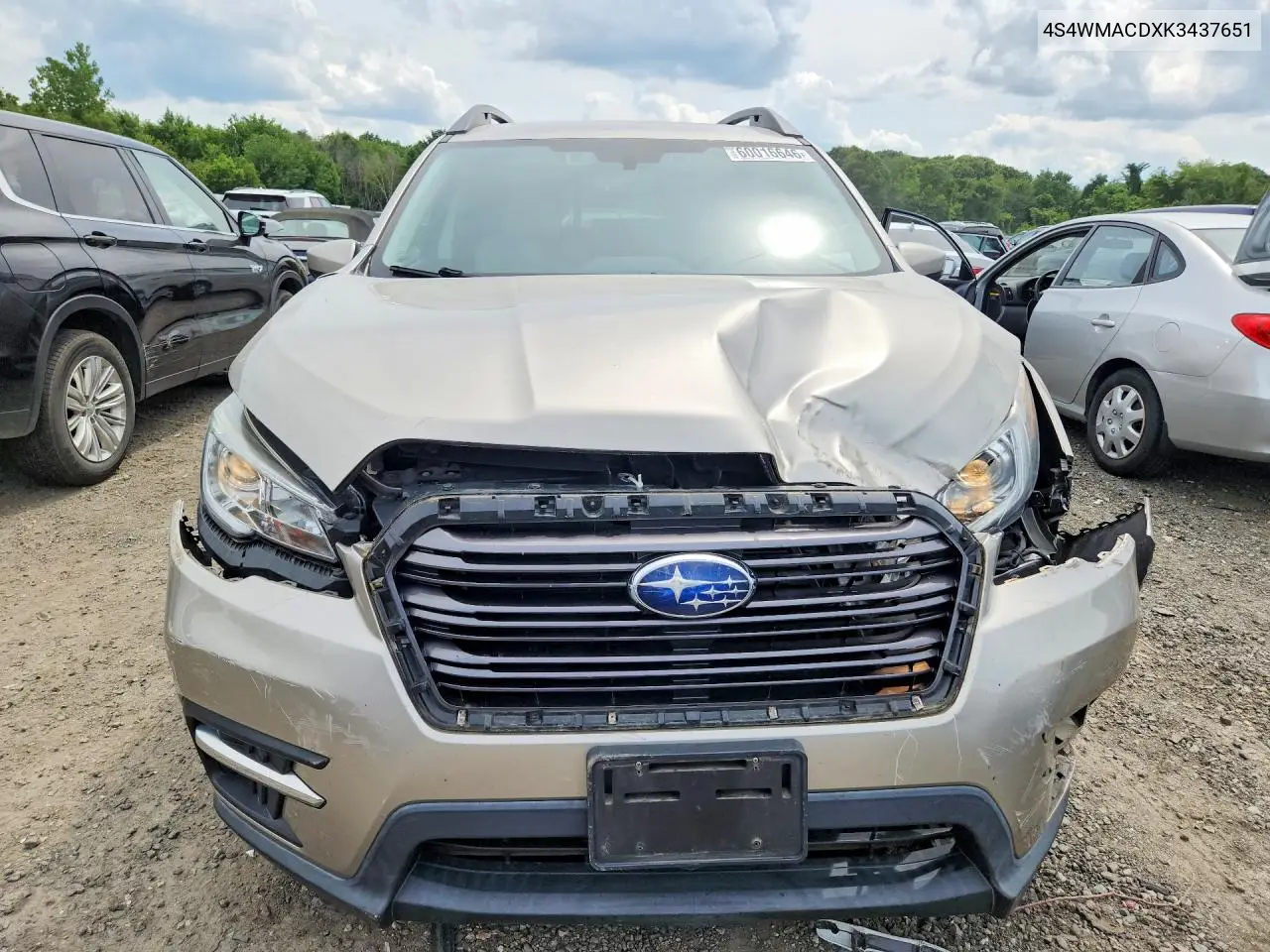 2019 Subaru Ascent Premium VIN: 4S4WMACDXK3437651 Lot: 60016646