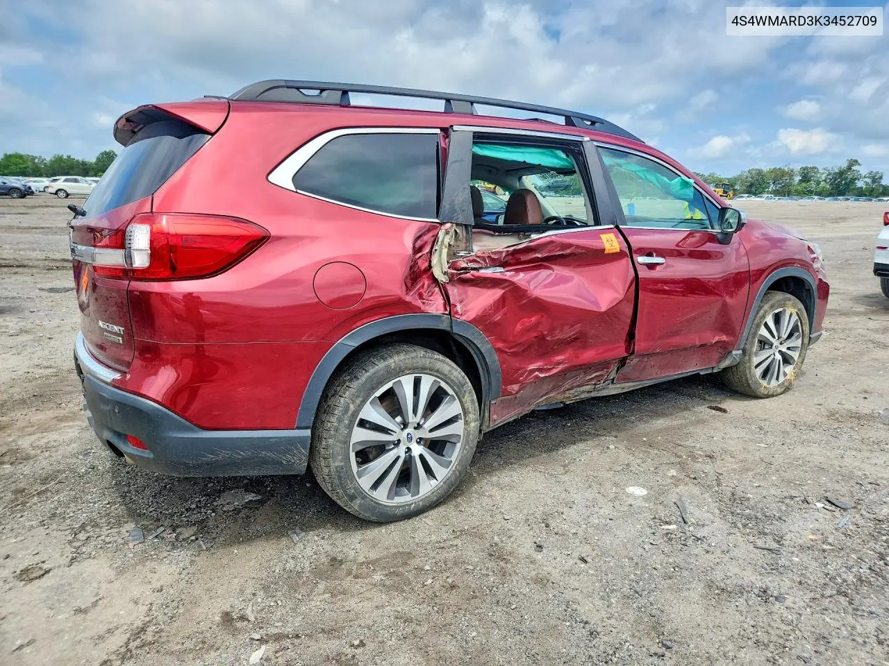 2019 Subaru Ascent Touring VIN: 4S4WMARD3K3452709 Lot: 60146016