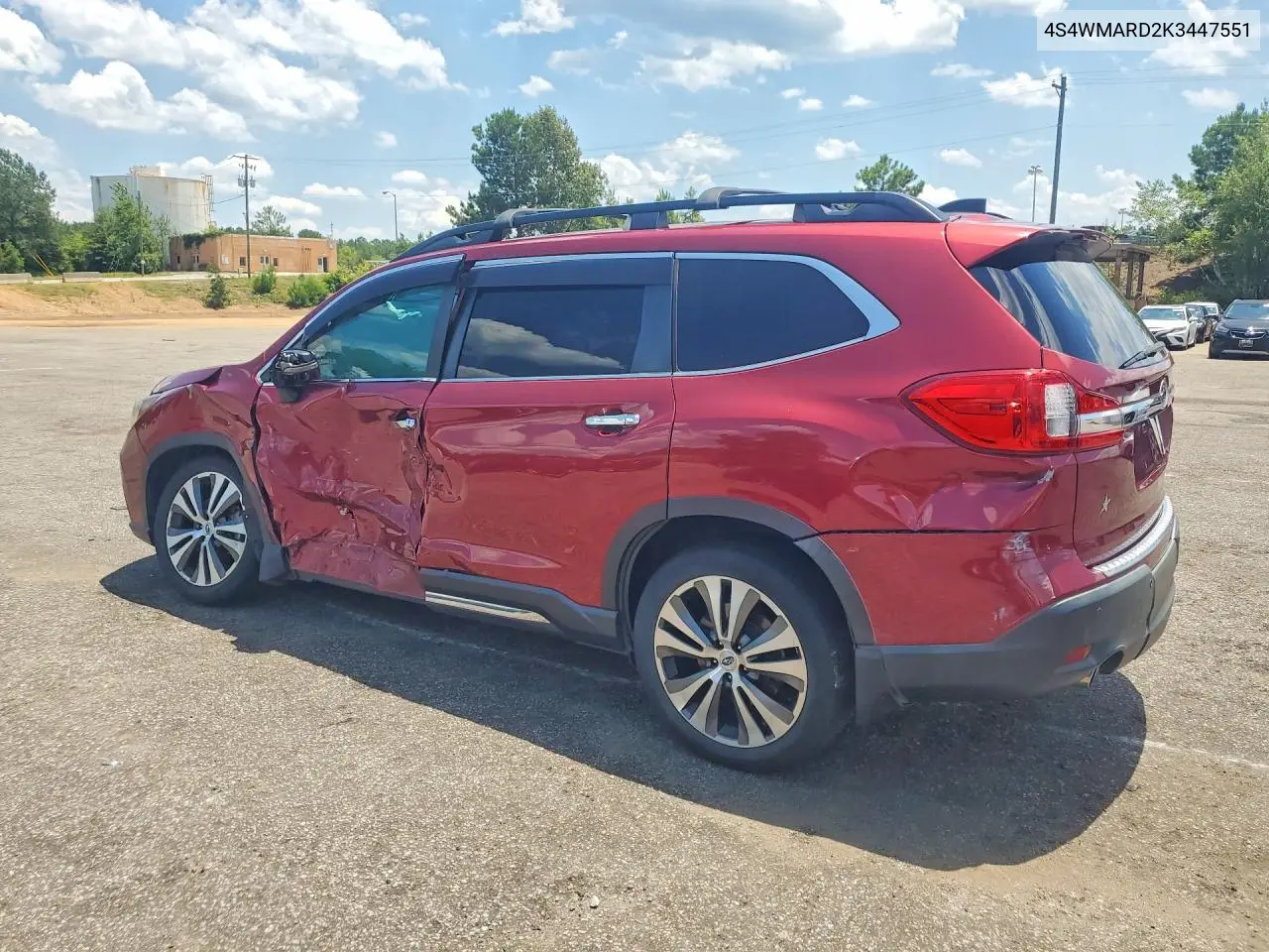 2019 Subaru Ascent Touring VIN: 4S4WMARD2K3447551 Lot: 60262986