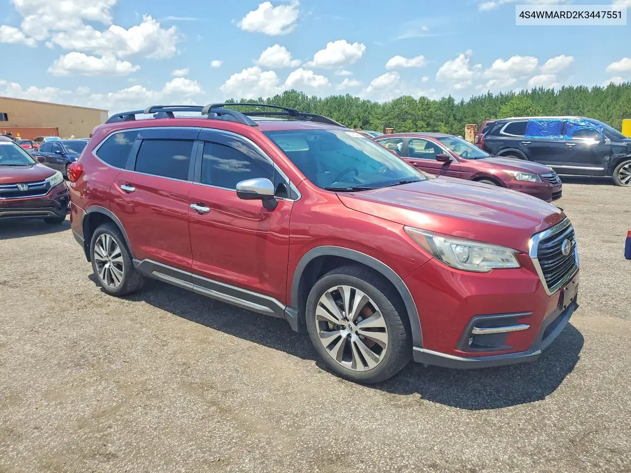 2019 Subaru Ascent Touring VIN: 4S4WMARD2K3447551 Lot: 60262986
