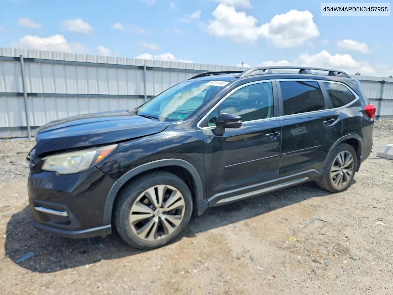 2019 Subaru Ascent Limited VIN: 4S4WMAPD6K3457955 Lot: 60382946