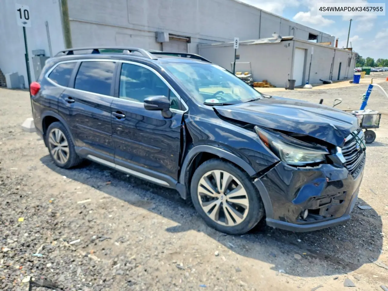 2019 Subaru Ascent Limited VIN: 4S4WMAPD6K3457955 Lot: 60382946
