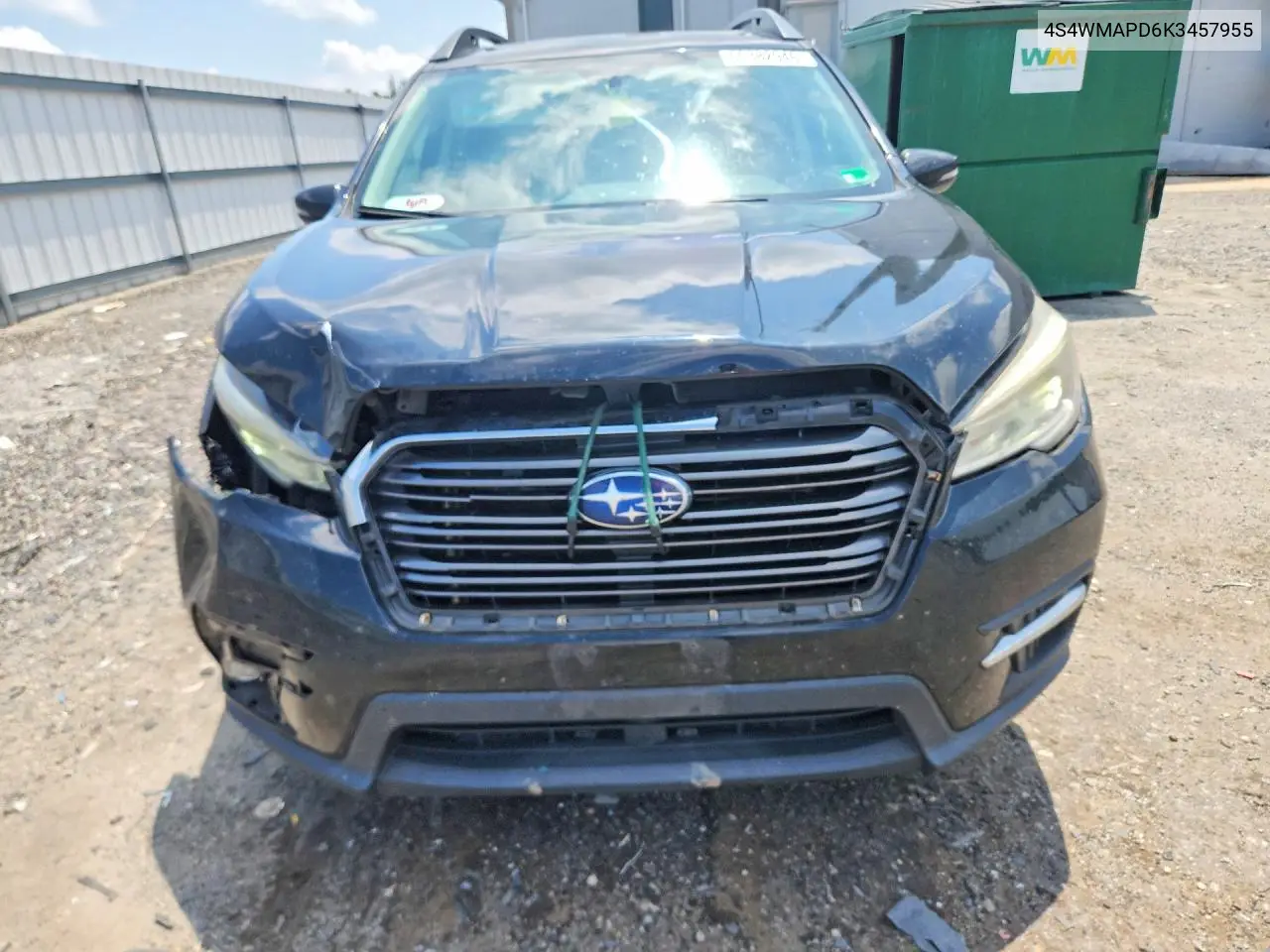 2019 Subaru Ascent Limited VIN: 4S4WMAPD6K3457955 Lot: 60382946