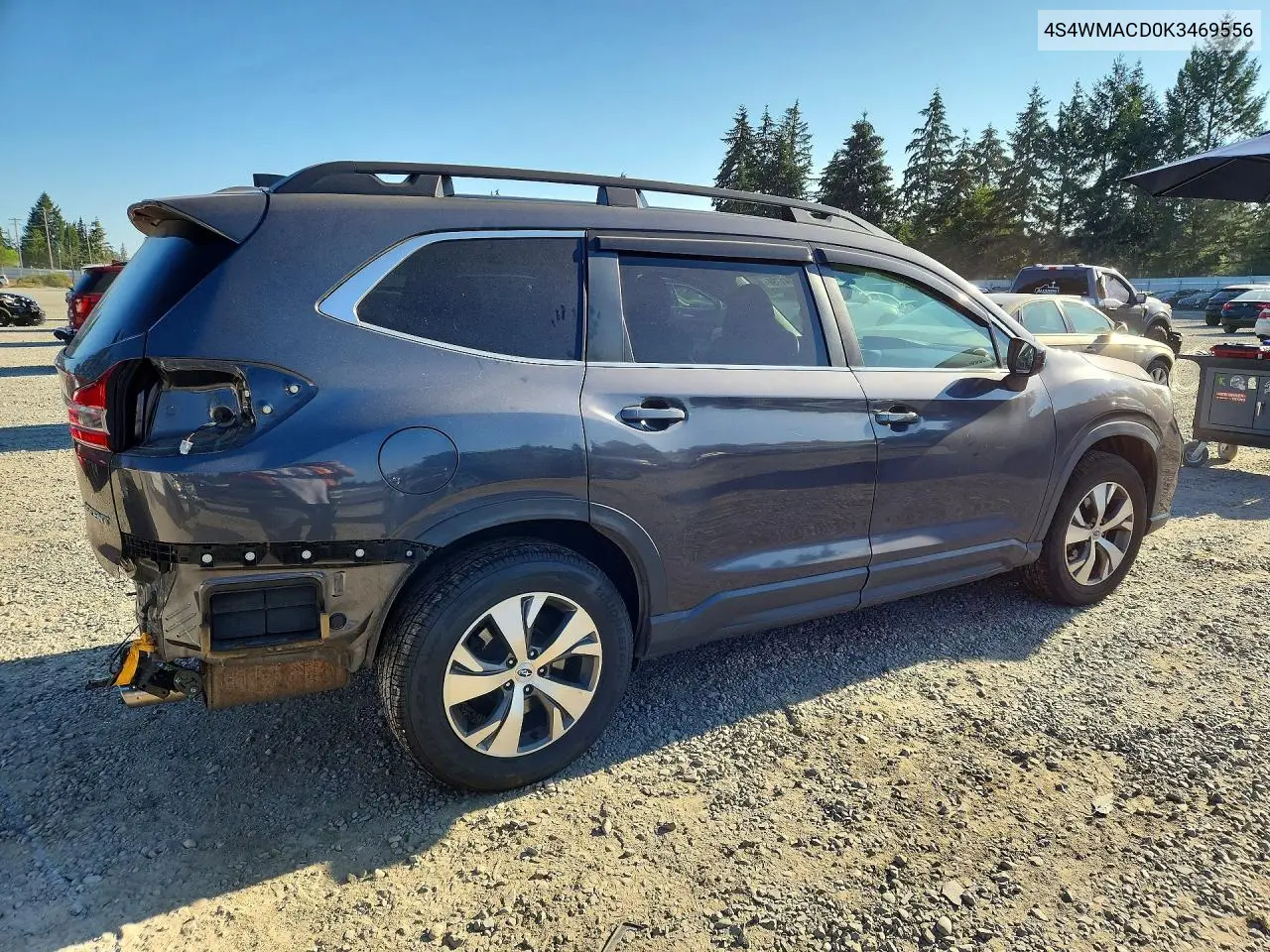 2019 Subaru Ascent Premium VIN: 4S4WMACD0K3469556 Lot: 61041796