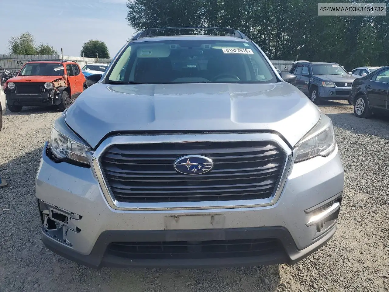 2019 Subaru Ascent VIN: 4S4WMAAD3K3454732 Lot: 61923916