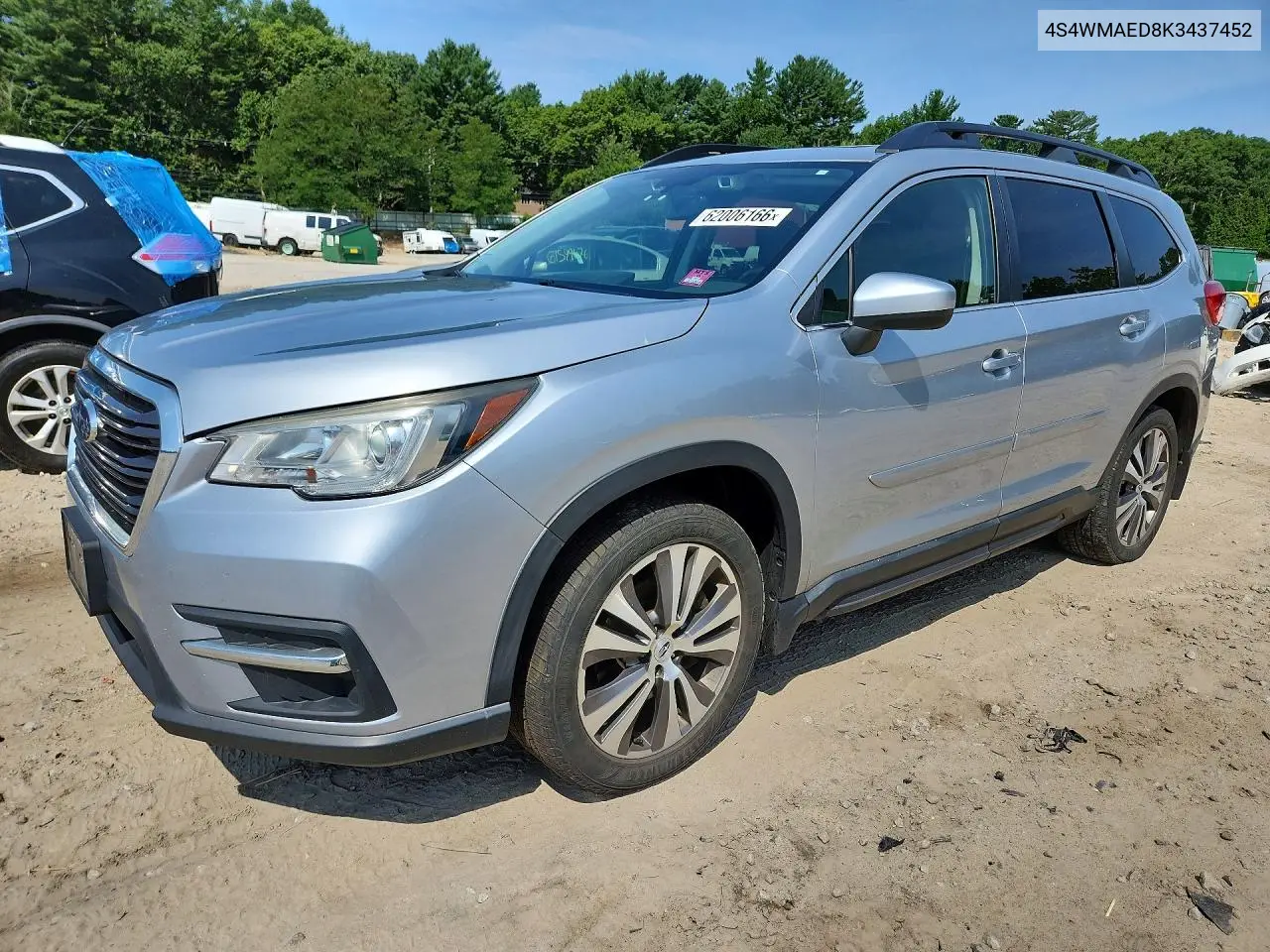 2019 Subaru Ascent Premium VIN: 4S4WMAED8K3437452 Lot: 62006166