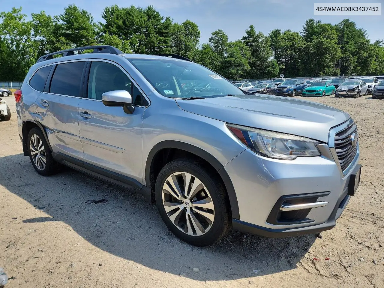 2019 Subaru Ascent Premium VIN: 4S4WMAED8K3437452 Lot: 62006166