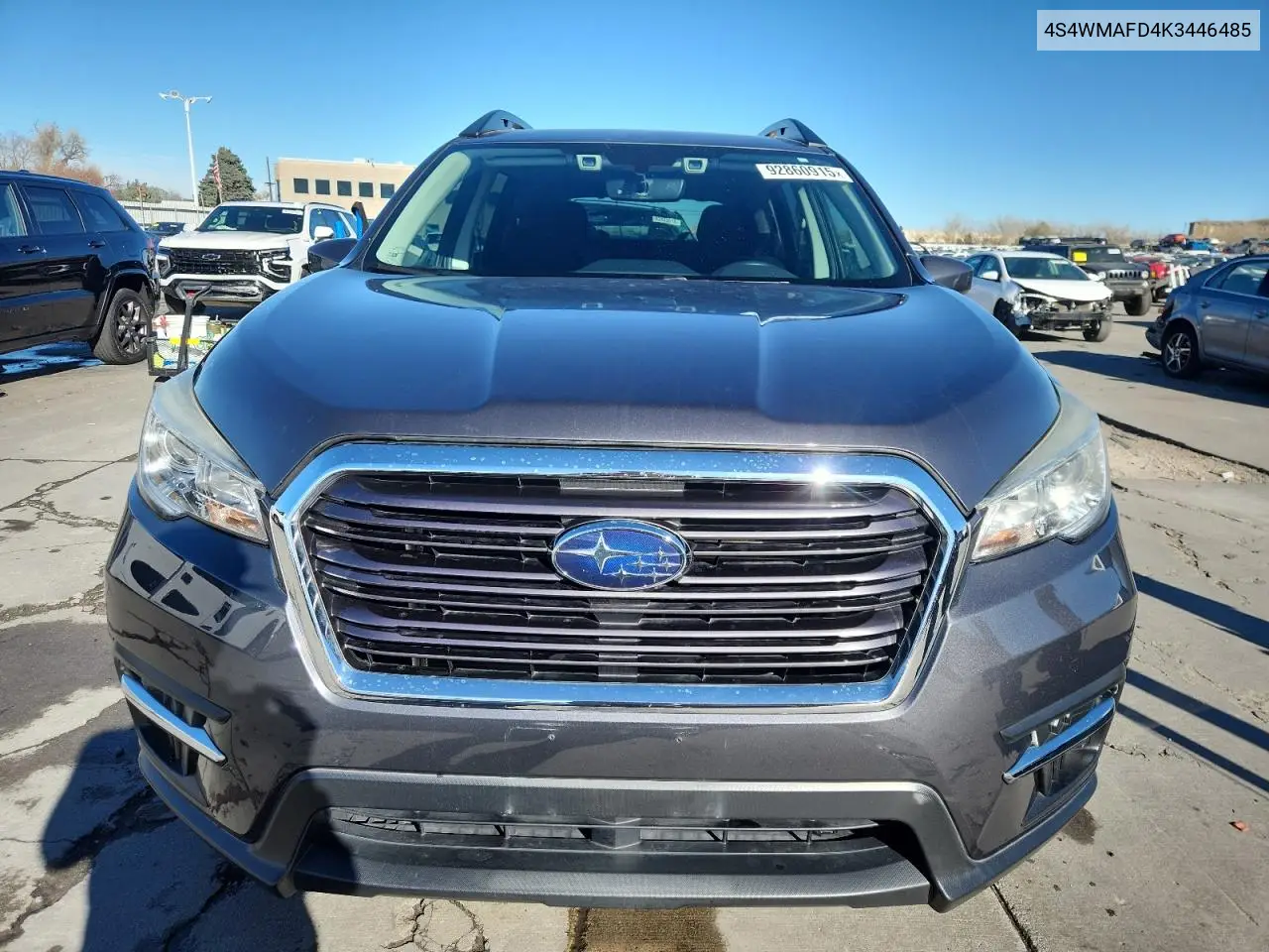 4S4WMAFD4K3446485 2019 Subaru Ascent Premium