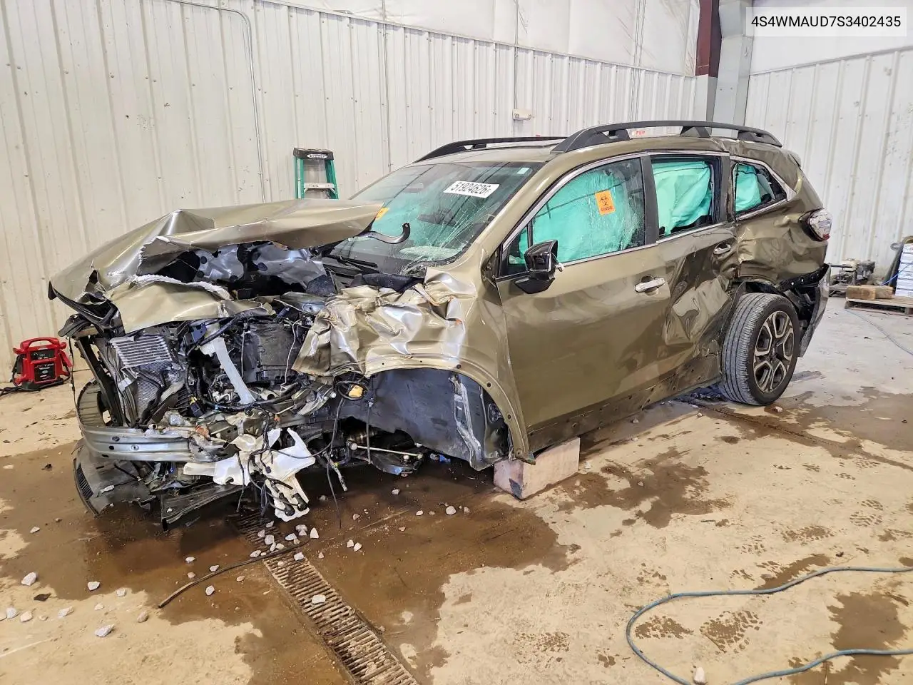 2020 Subaru Ascent Touring VIN: 4S4WMAUD7S3402435 Lot: 51924626