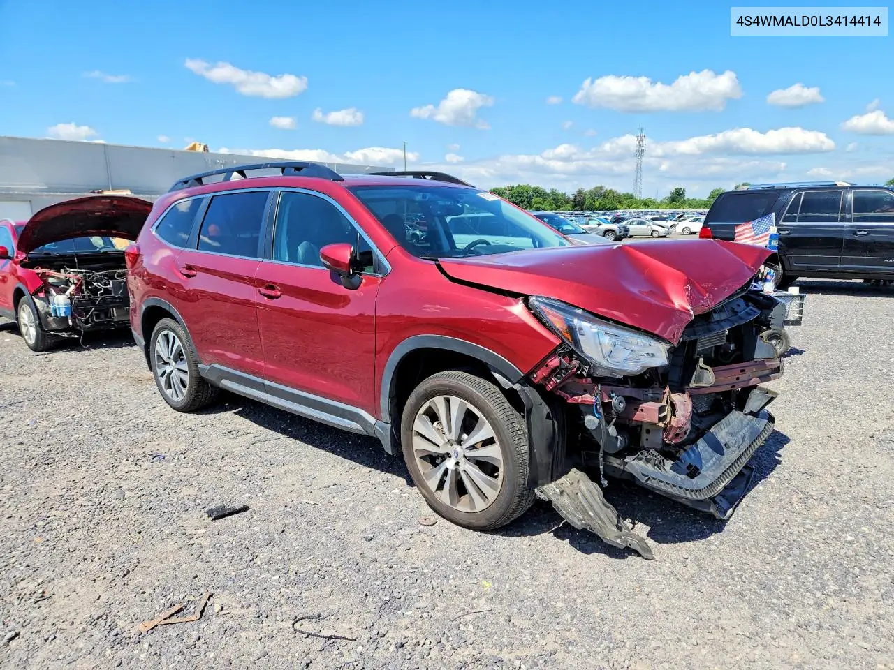 2020 Subaru Ascent Limited VIN: 4S4WMALD0L3414414 Lot: 56737926