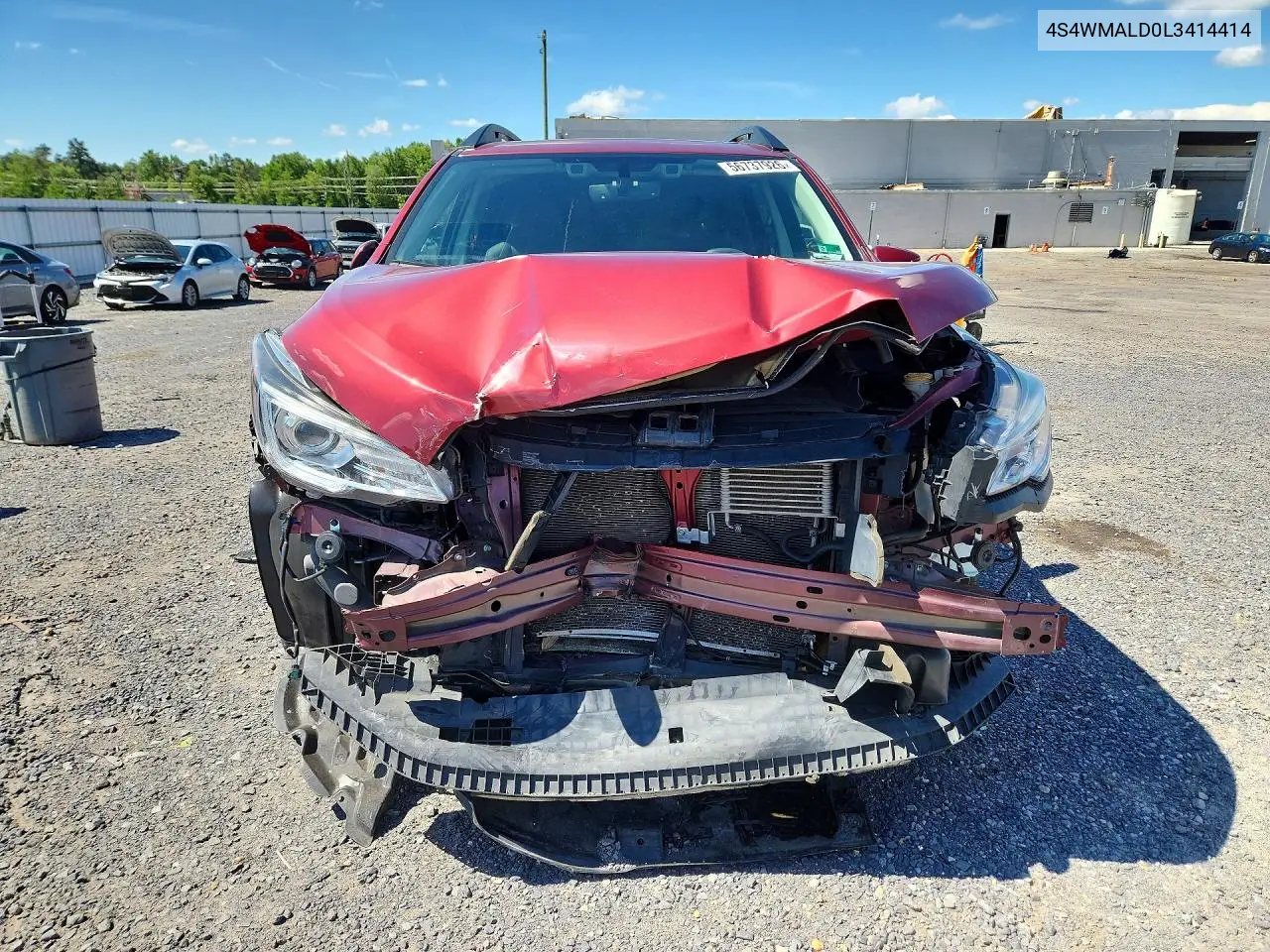 2020 Subaru Ascent Limited VIN: 4S4WMALD0L3414414 Lot: 56737926