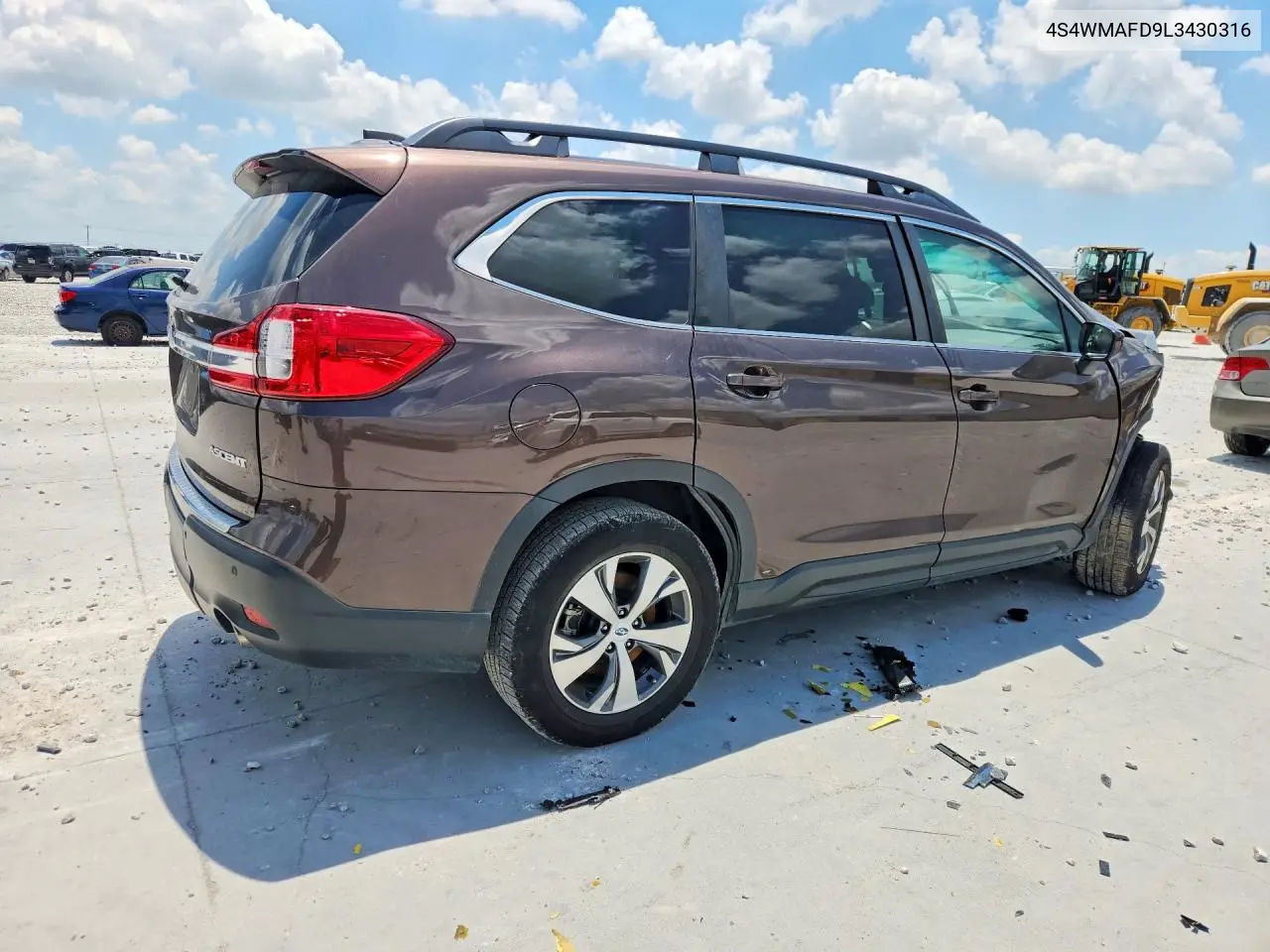 2020 Subaru Ascent Premium VIN: 4S4WMAFD9L3430316 Lot: 57436706