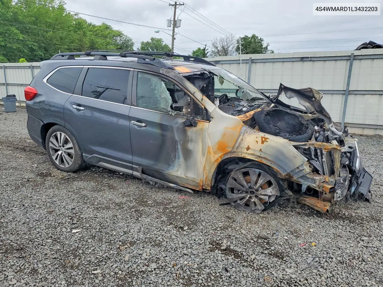 2020 Subaru Ascent Touring VIN: 4S4WMARD1L3432203 Lot: 58219666