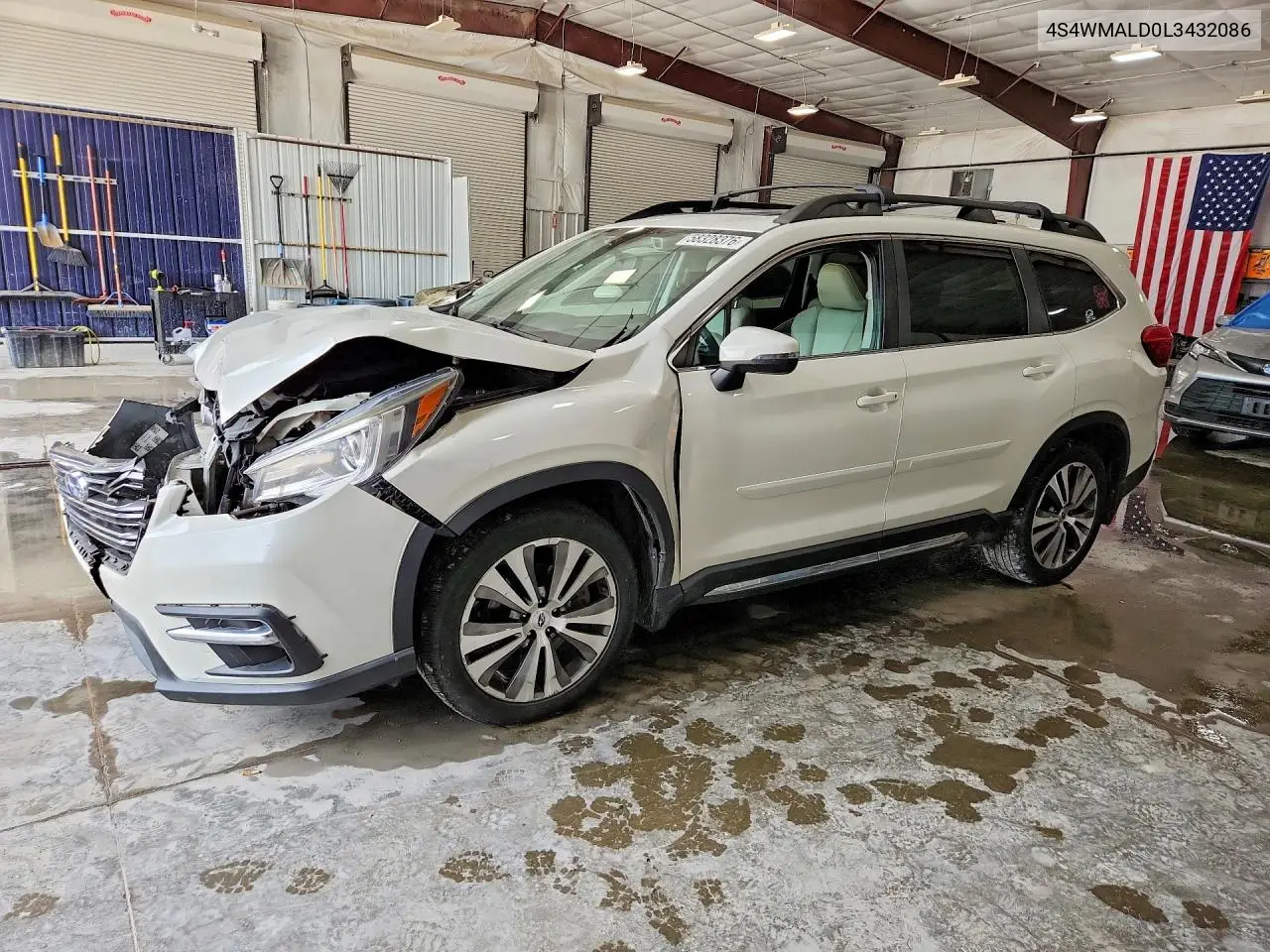 2020 Subaru Ascent Limited VIN: 4S4WMALD0L3432086 Lot: 58328376