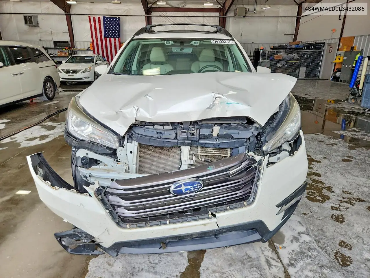 2020 Subaru Ascent Limited VIN: 4S4WMALD0L3432086 Lot: 58328376