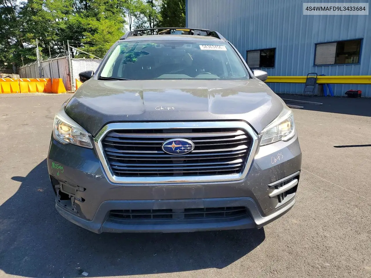 2020 Subaru Ascent Premium VIN: 4S4WMAFD9L3433684 Lot: 58363456