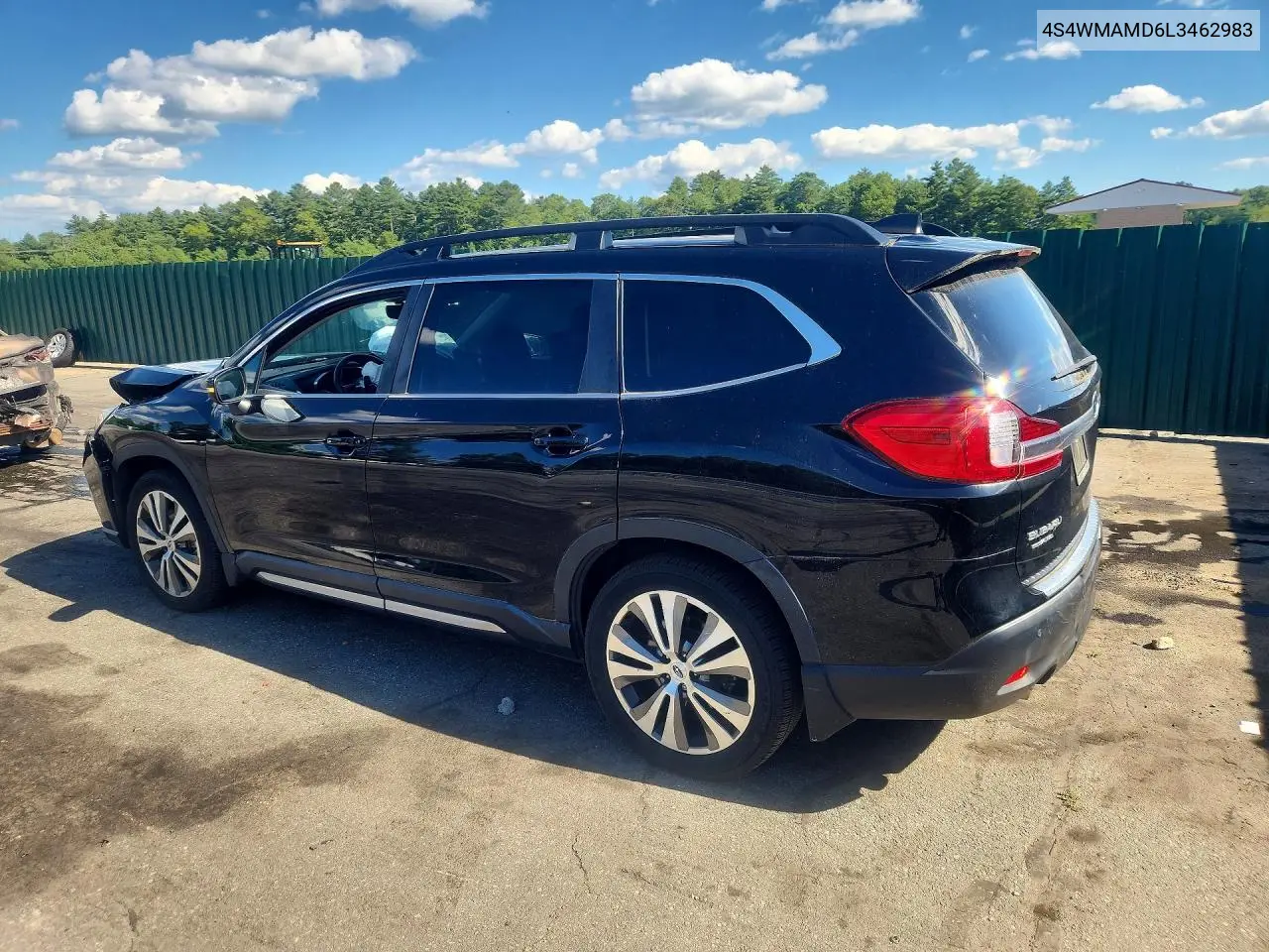2020 Subaru Ascent Limited VIN: 4S4WMAMD6L3462983 Lot: 58653216