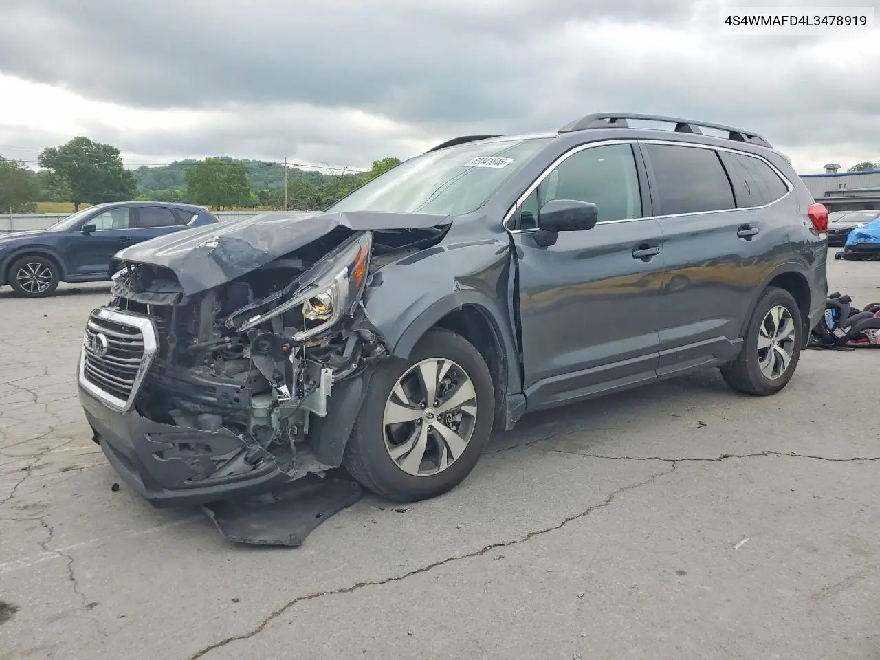 2020 Subaru Ascent Premium VIN: 4S4WMAFD4L3478919 Lot: 59341846