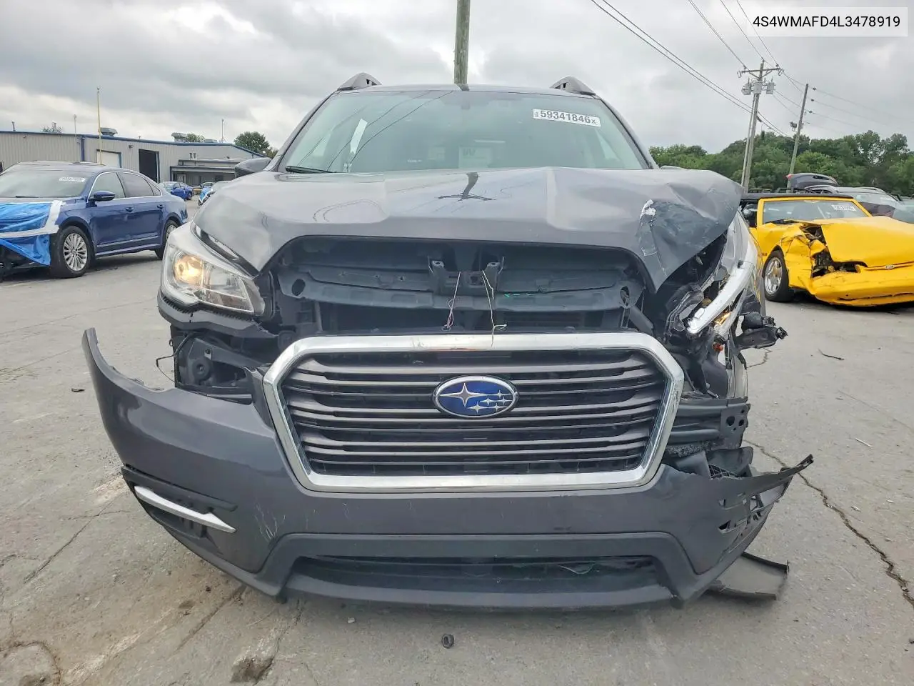 2020 Subaru Ascent Premium VIN: 4S4WMAFD4L3478919 Lot: 59341846