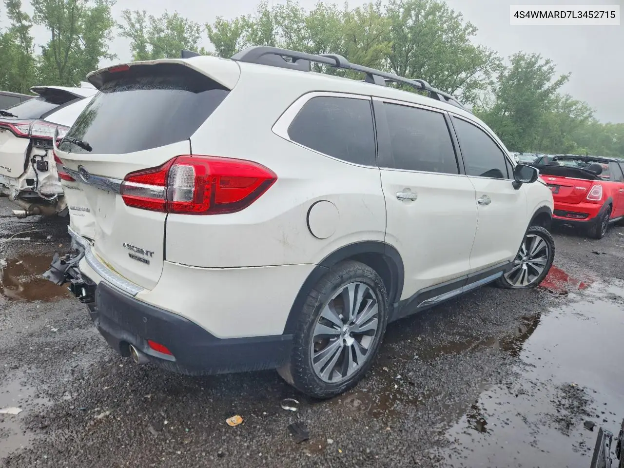 2020 Subaru Ascent Touring VIN: 4S4WMARD7L3452715 Lot: 59607586