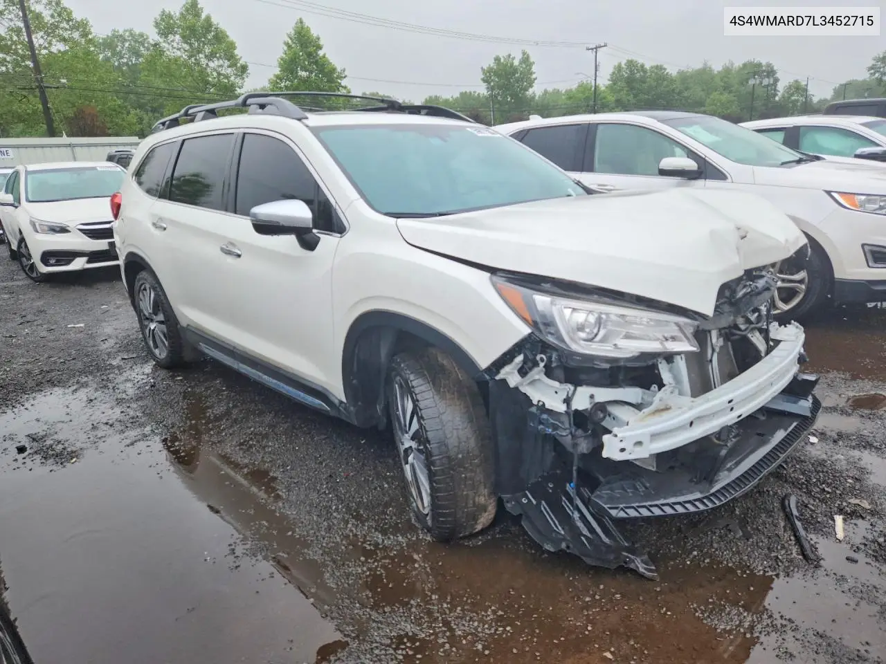 2020 Subaru Ascent Touring VIN: 4S4WMARD7L3452715 Lot: 59607586