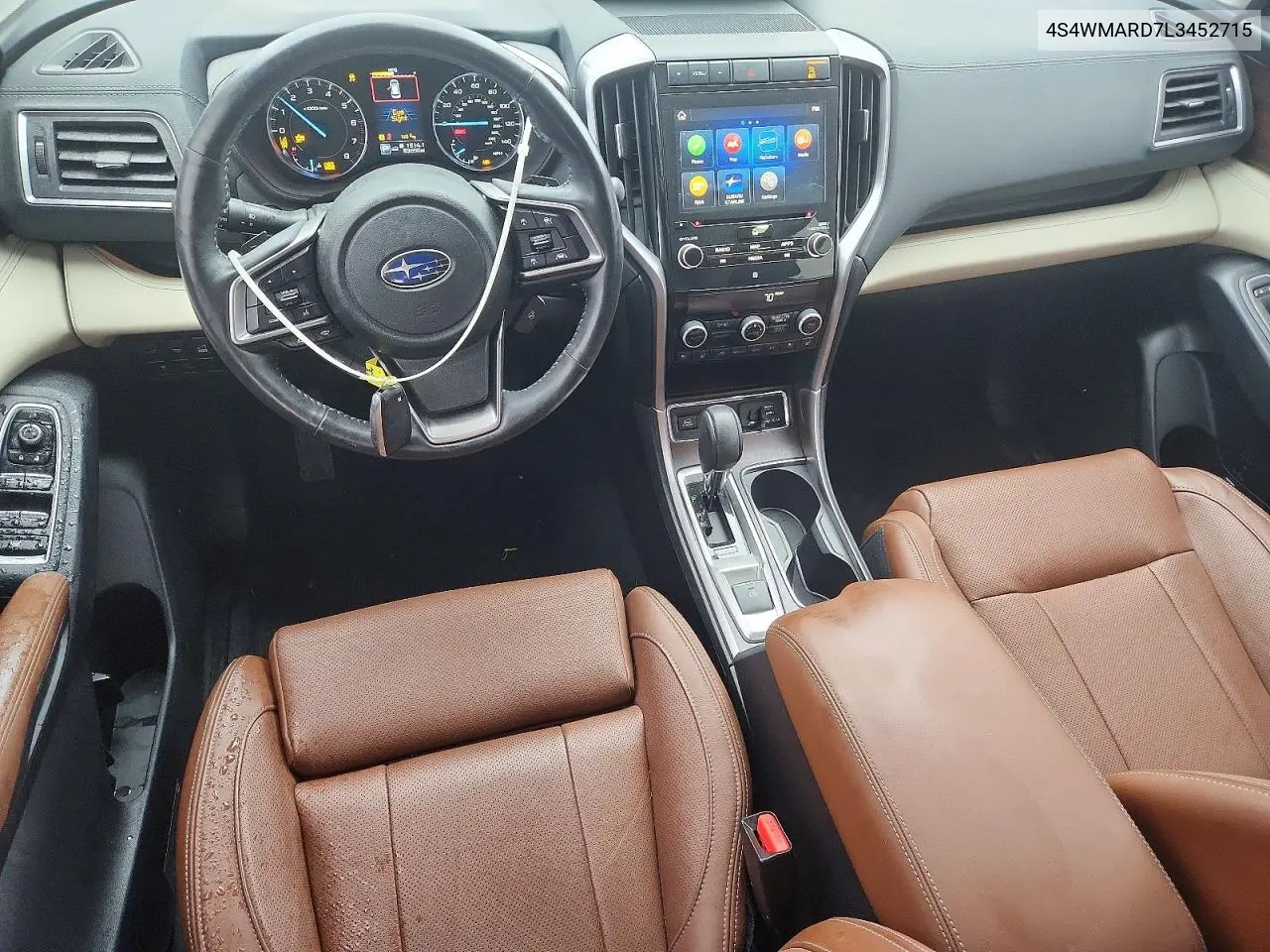 2020 Subaru Ascent Touring VIN: 4S4WMARD7L3452715 Lot: 59607586