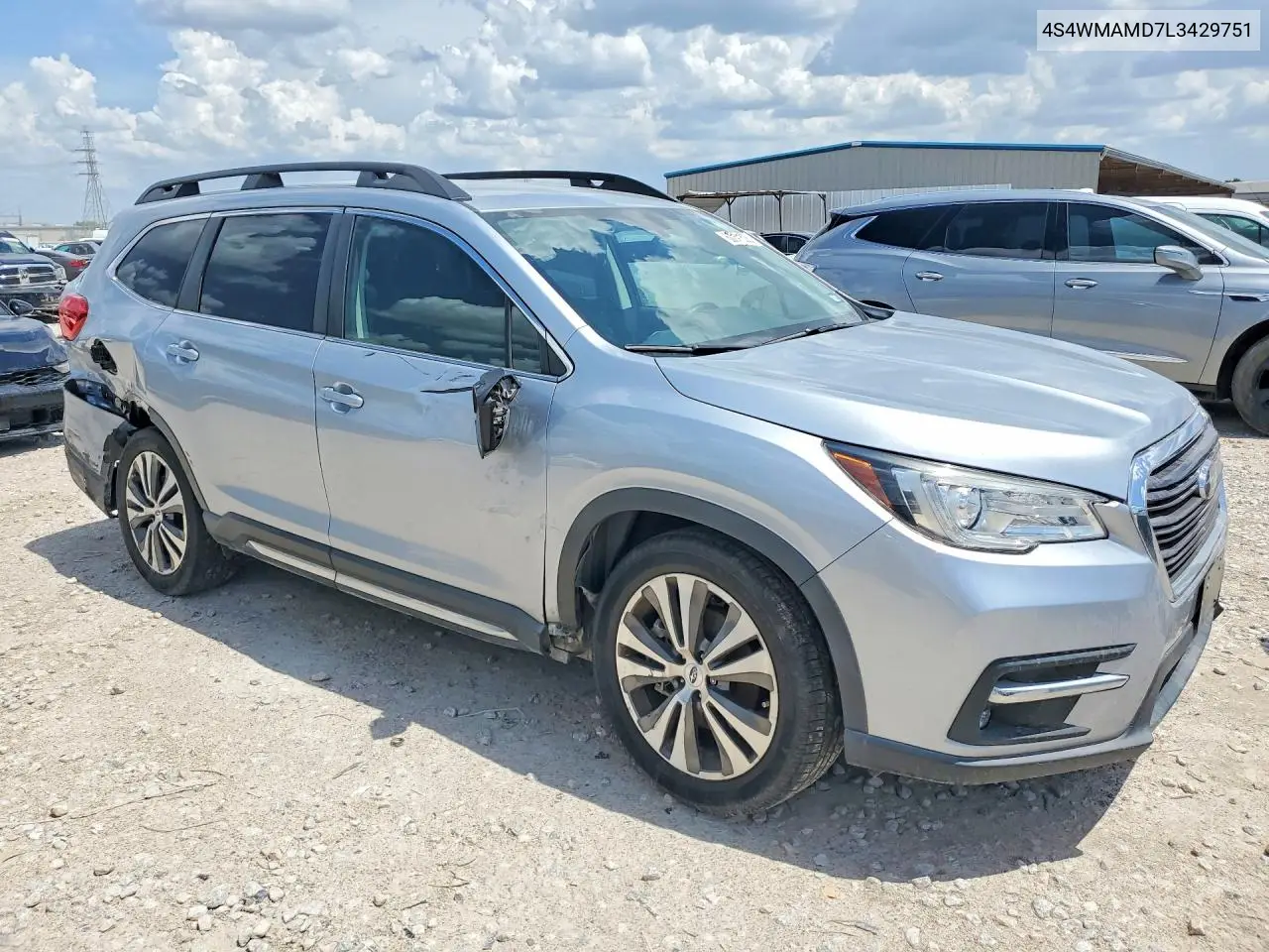 2020 Subaru Ascent Limited VIN: 4S4WMAMD7L3429751 Lot: 60071506