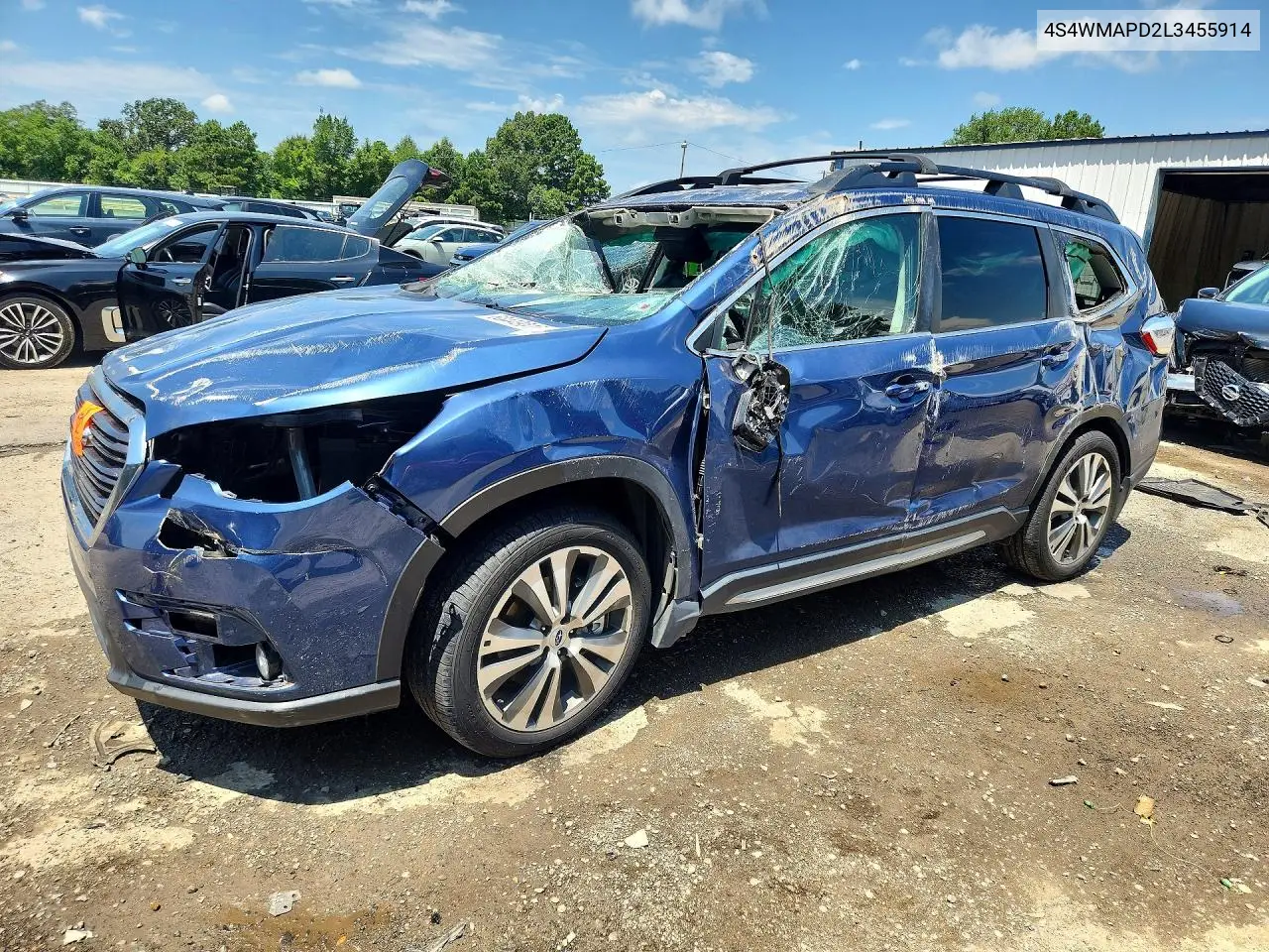 2020 Subaru Ascent Limited VIN: 4S4WMAPD2L3455914 Lot: 60449046