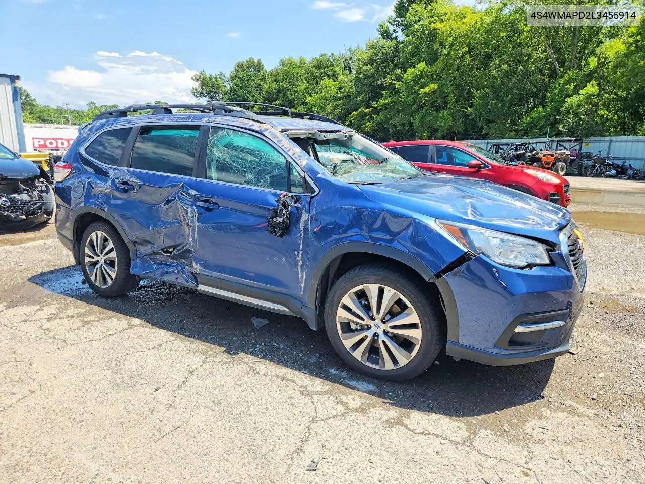 2020 Subaru Ascent Limited VIN: 4S4WMAPD2L3455914 Lot: 60449046
