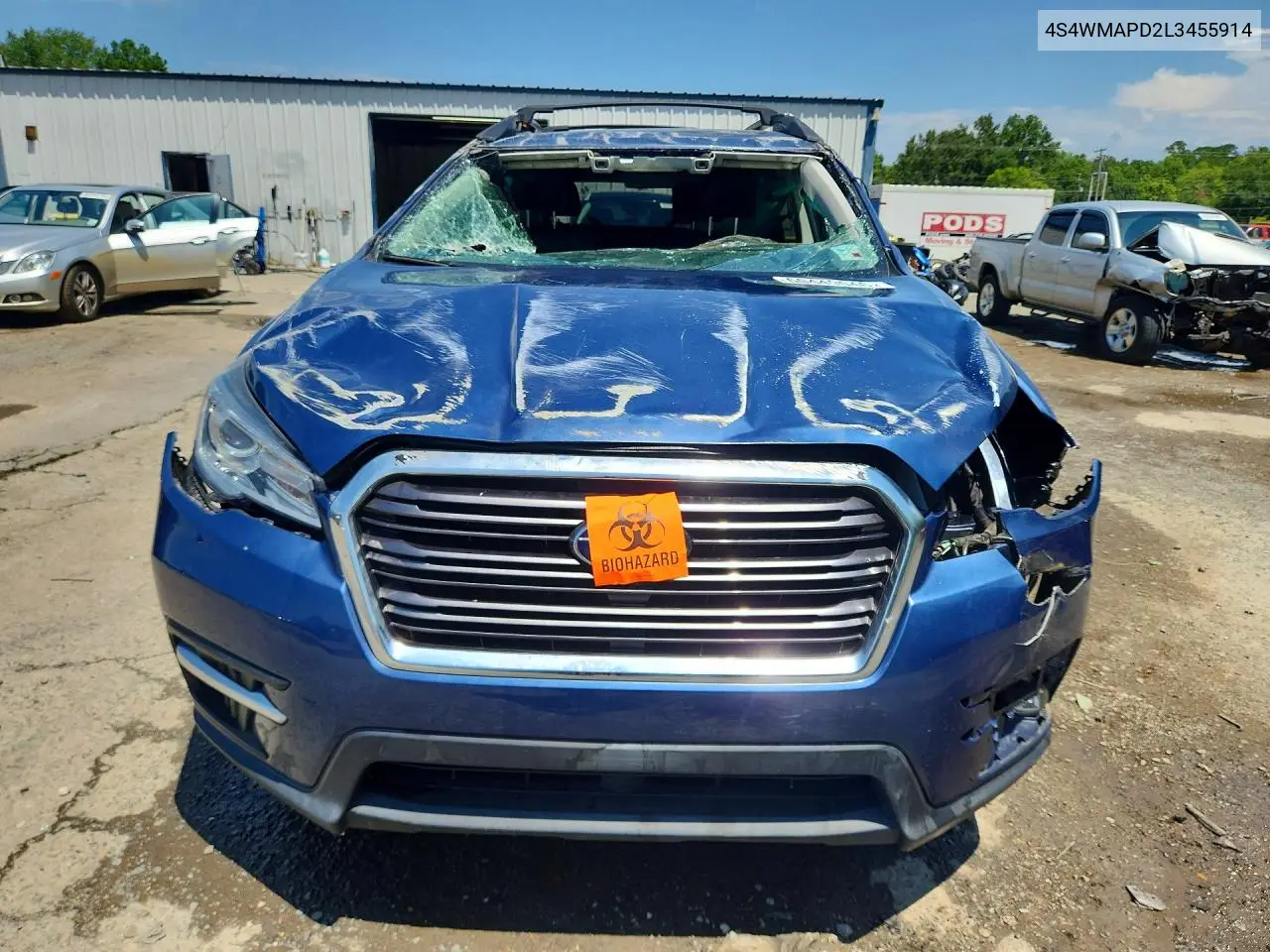 2020 Subaru Ascent Limited VIN: 4S4WMAPD2L3455914 Lot: 60449046