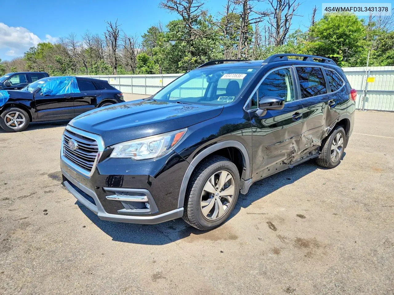 2020 Subaru Ascent Premium VIN: 4S4WMAFD3L3431378 Lot: 60470636