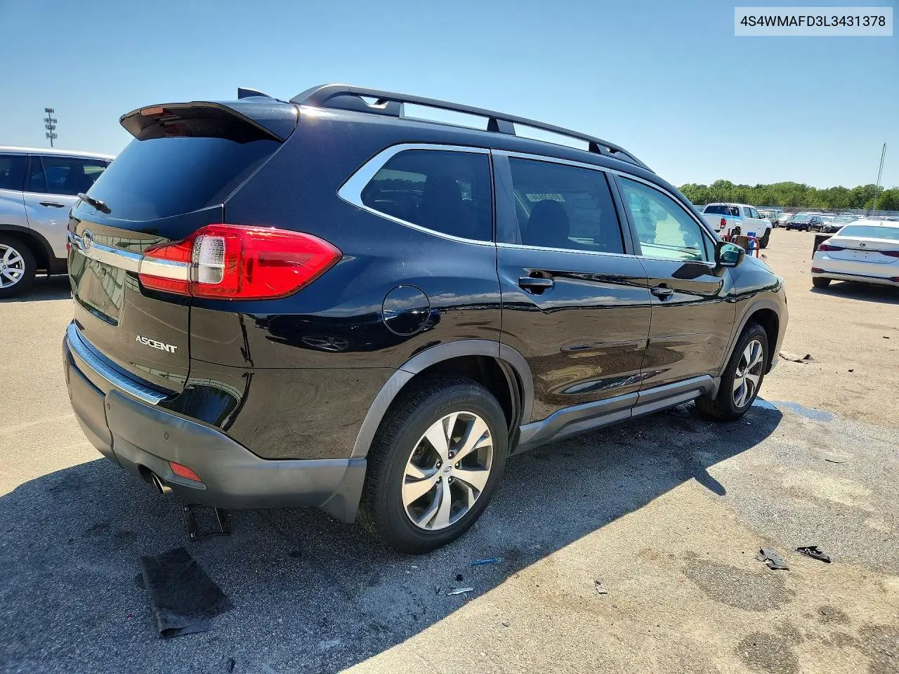 2020 Subaru Ascent Premium VIN: 4S4WMAFD3L3431378 Lot: 60470636