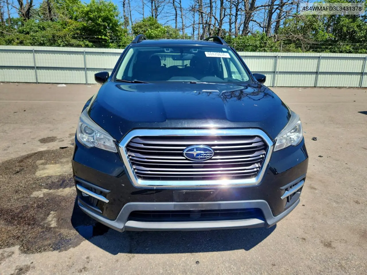 2020 Subaru Ascent Premium VIN: 4S4WMAFD3L3431378 Lot: 60470636