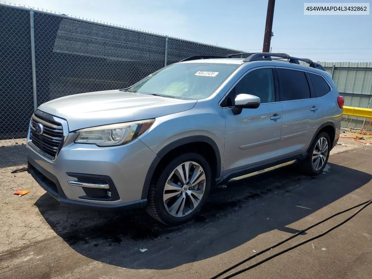2020 Subaru Ascent Limited VIN: 4S4WMAPD4L3432862 Lot: 60682426