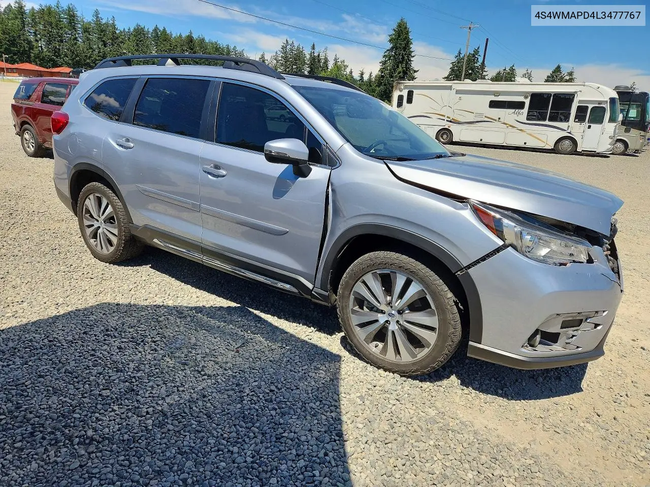 2020 Subaru Ascent Limited VIN: 4S4WMAPD4L3477767 Lot: 60722156