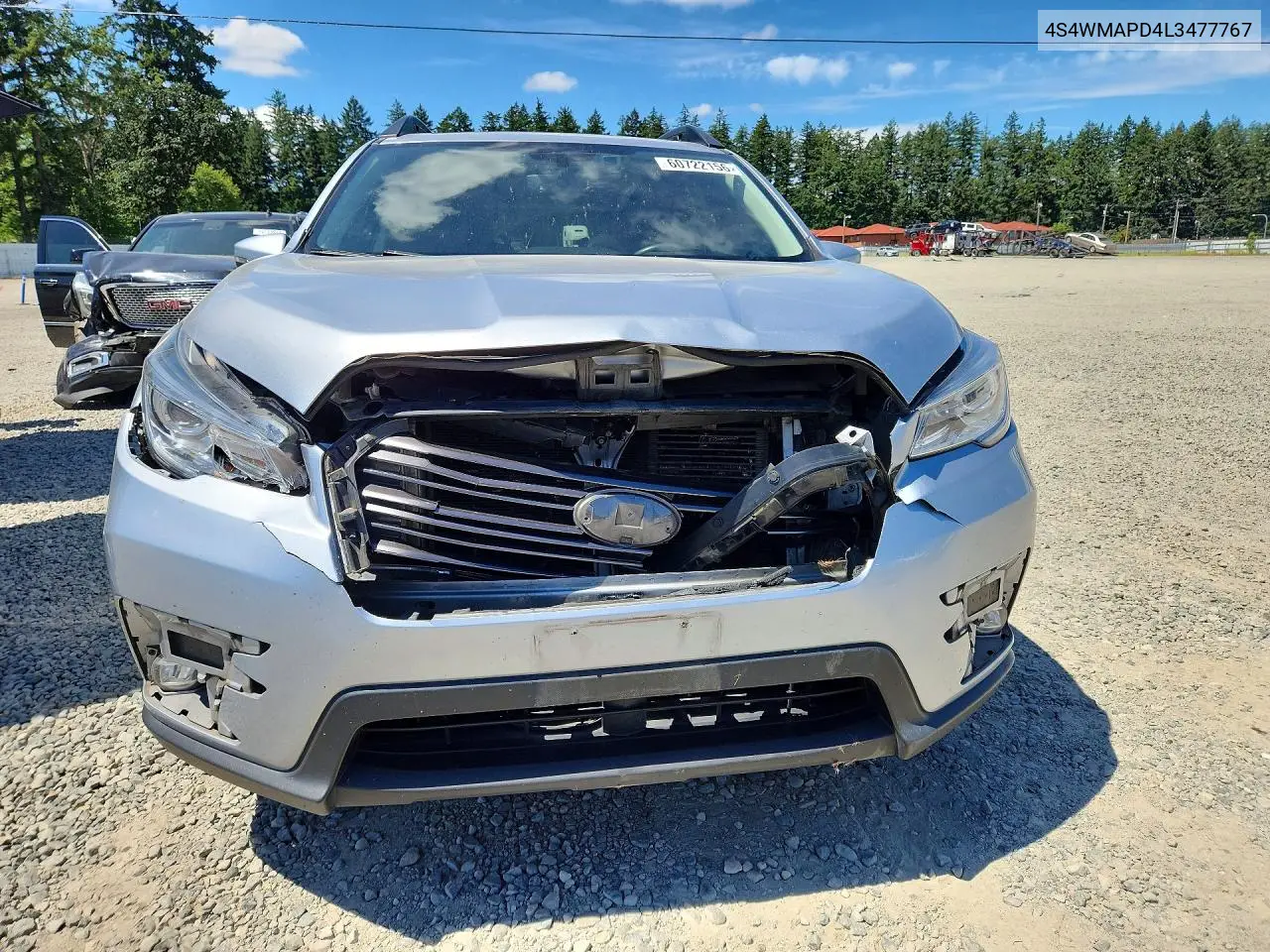 2020 Subaru Ascent Limited VIN: 4S4WMAPD4L3477767 Lot: 60722156