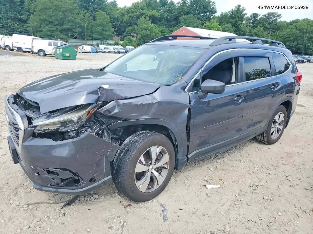2020 Subaru Ascent Premium VIN: 4S4WMAFD0L3406938 Lot: 61367626