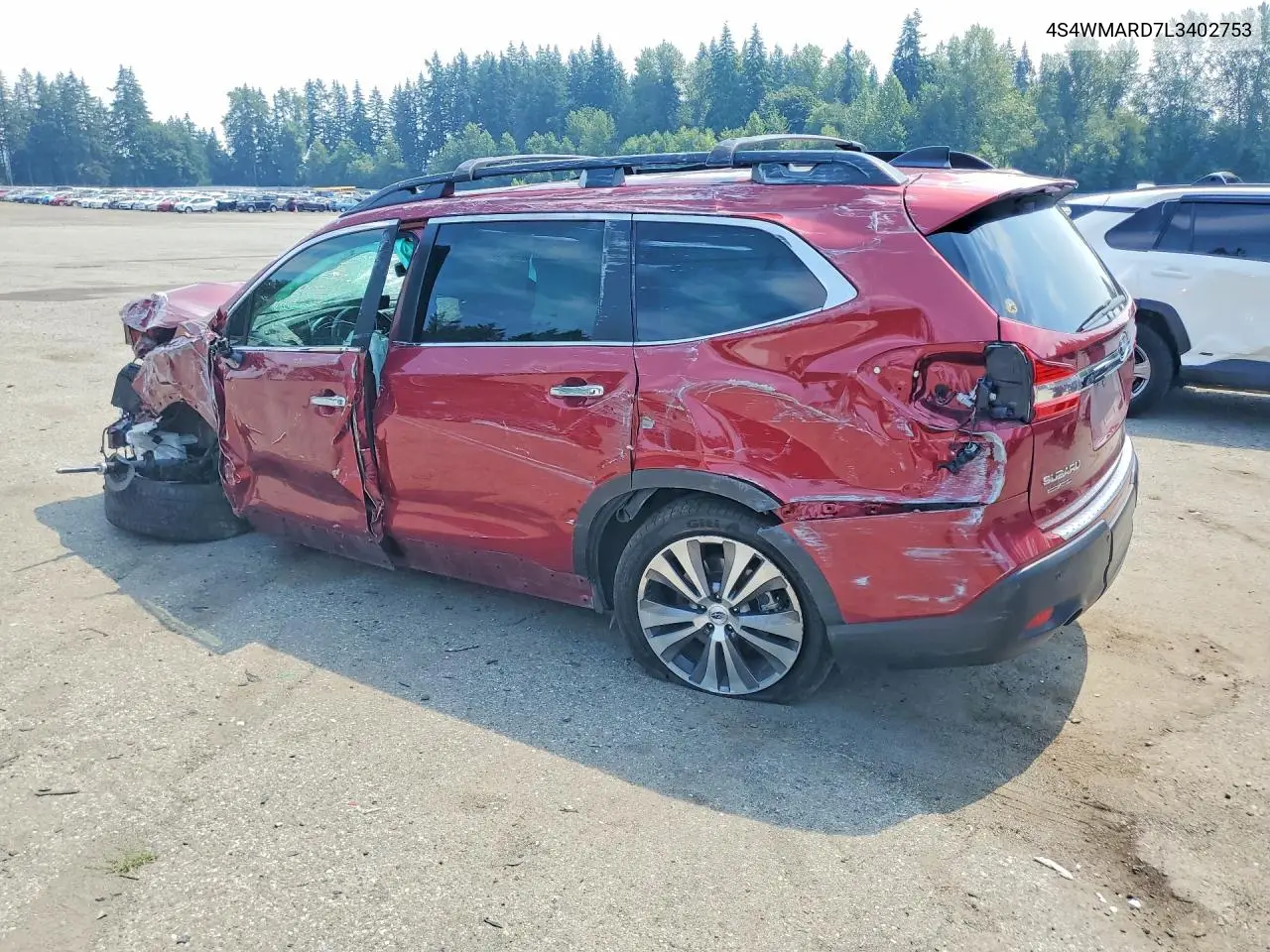 2020 Subaru Ascent Touring VIN: 4S4WMARD7L3402753 Lot: 61561826