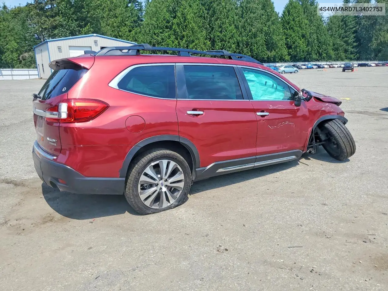 2020 Subaru Ascent Touring VIN: 4S4WMARD7L3402753 Lot: 61561826