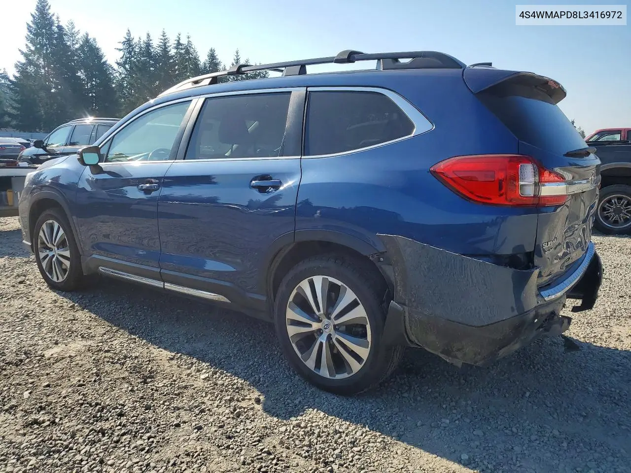 2020 Subaru Ascent Limited VIN: 4S4WMAPD8L3416972 Lot: 61900526