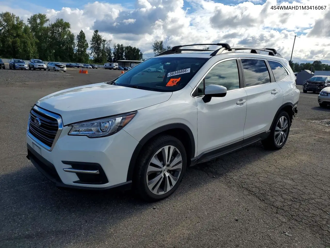 2021 Subaru Ascent Premium VIN: 4S4WMAHD1M3416067 Lot: 56346866