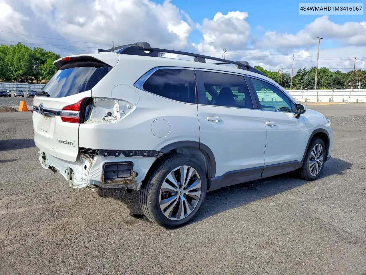 2021 Subaru Ascent Premium VIN: 4S4WMAHD1M3416067 Lot: 56346866