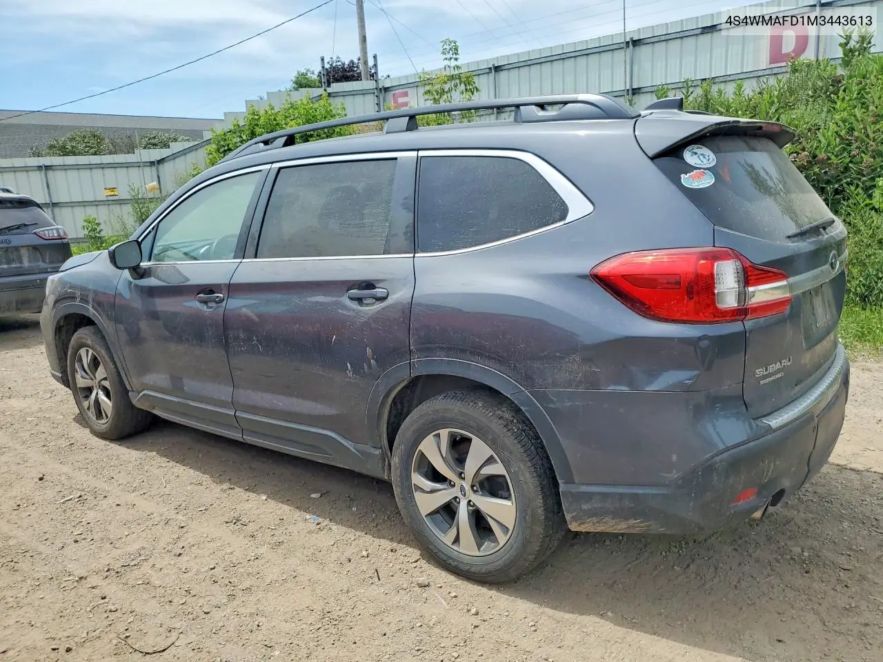 2021 Subaru Ascent Premium VIN: 4S4WMAFD1M3443613 Lot: 56472496