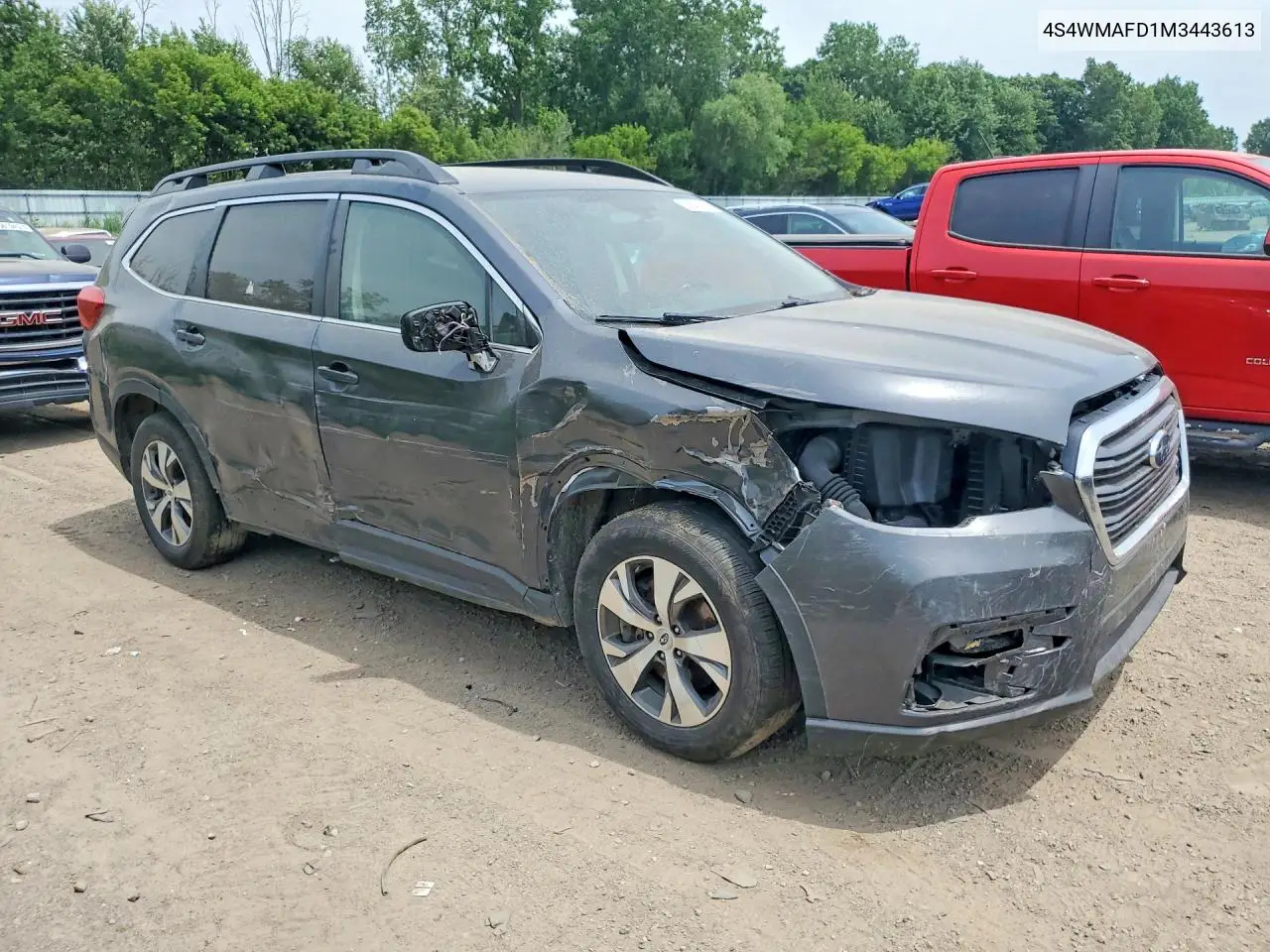 2021 Subaru Ascent Premium VIN: 4S4WMAFD1M3443613 Lot: 56472496