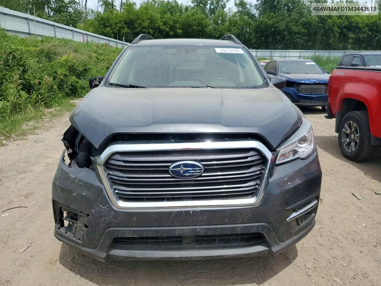 2021 Subaru Ascent Premium VIN: 4S4WMAFD1M3443613 Lot: 56472496