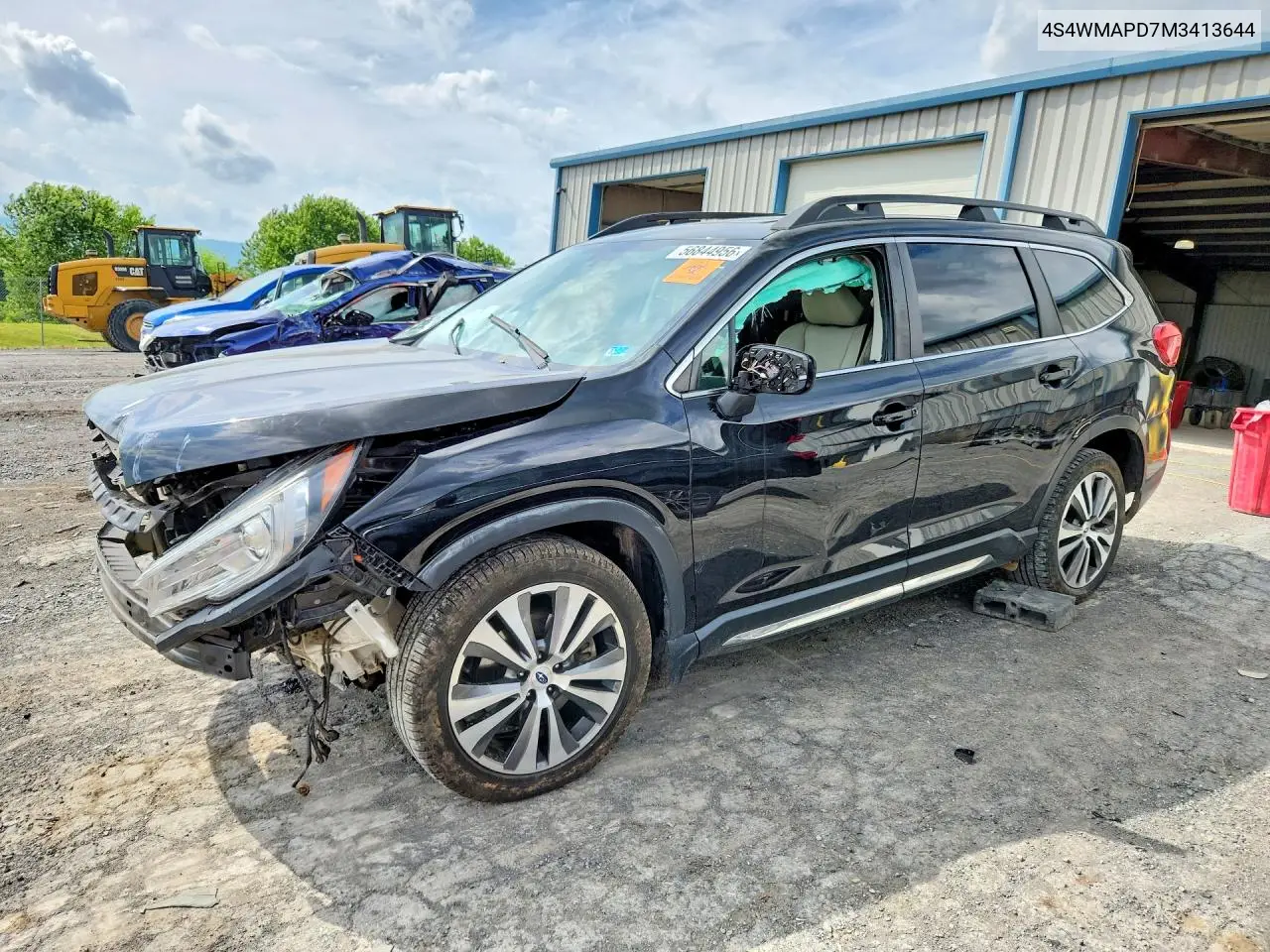 2021 Subaru Ascent Limited VIN: 4S4WMAPD7M3413644 Lot: 56844956