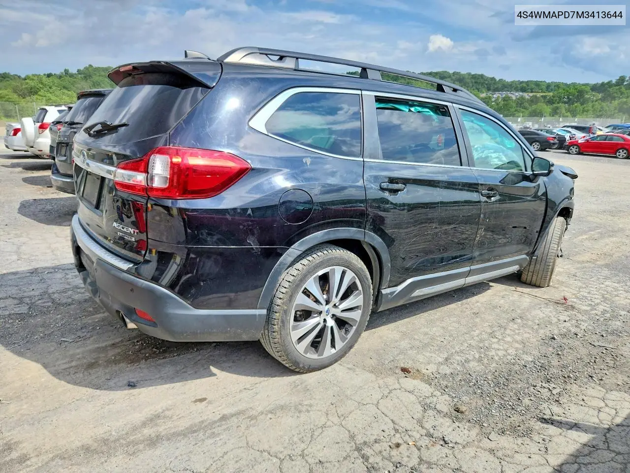 2021 Subaru Ascent Limited VIN: 4S4WMAPD7M3413644 Lot: 56844956