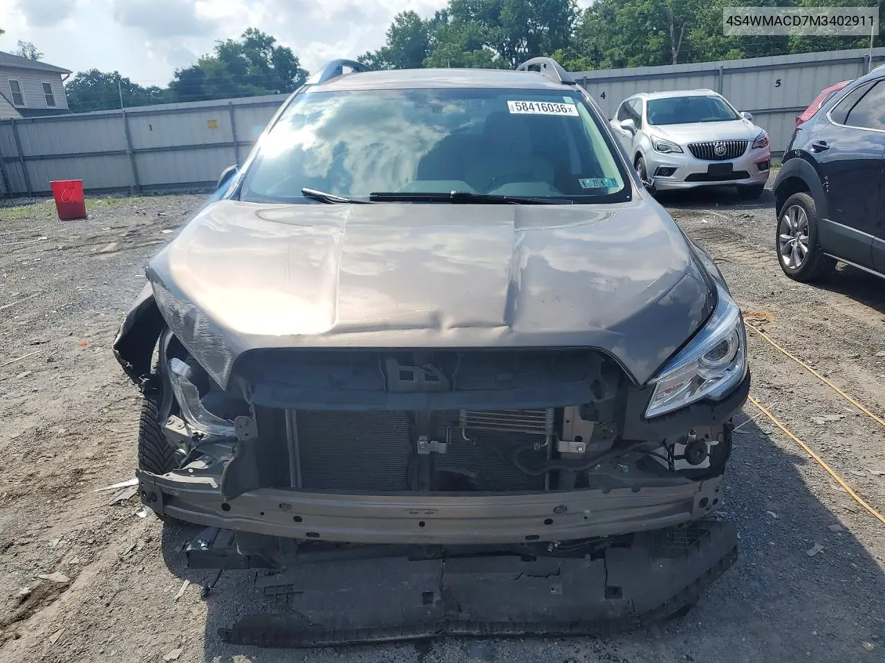 2021 Subaru Ascent Premium VIN: 4S4WMACD7M3402911 Lot: 58416036