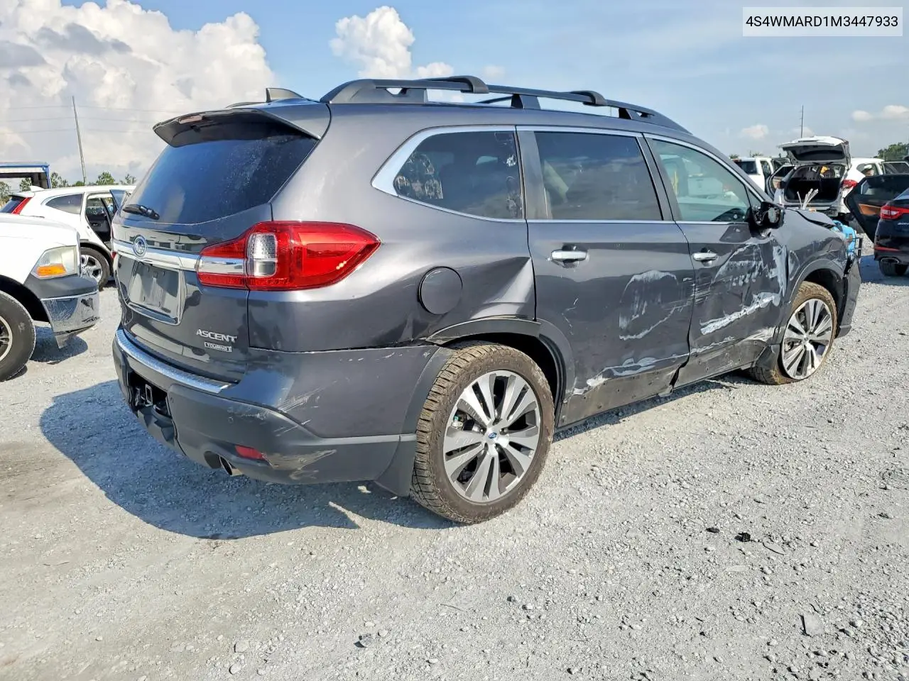 2021 Subaru Ascent Touring VIN: 4S4WMARD1M3447933 Lot: 59228076